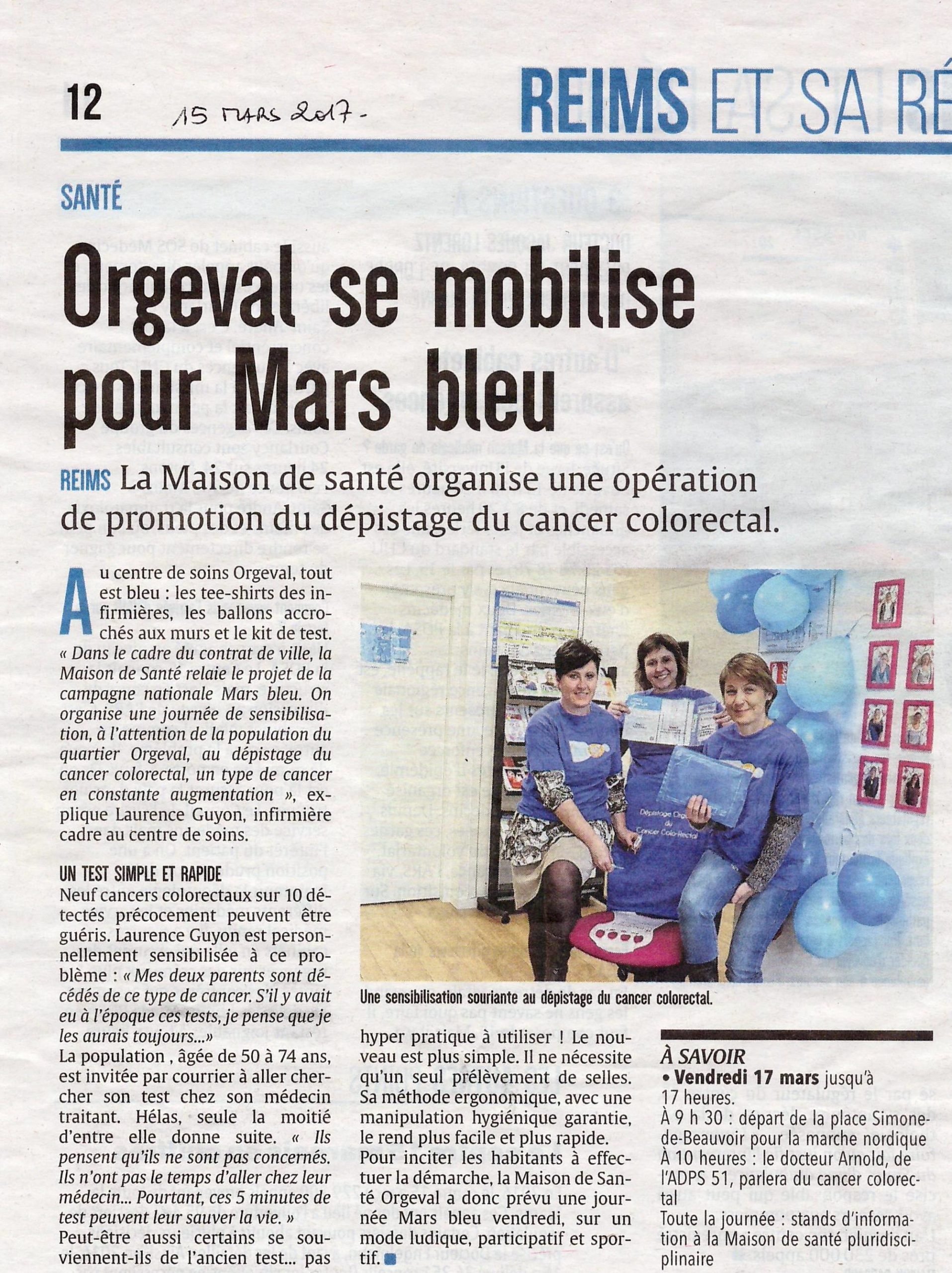 ORGEVAL MARS BLEU