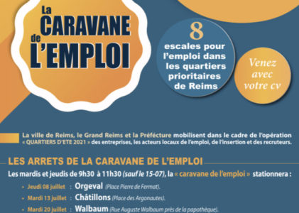 La caravane de l’emploi.