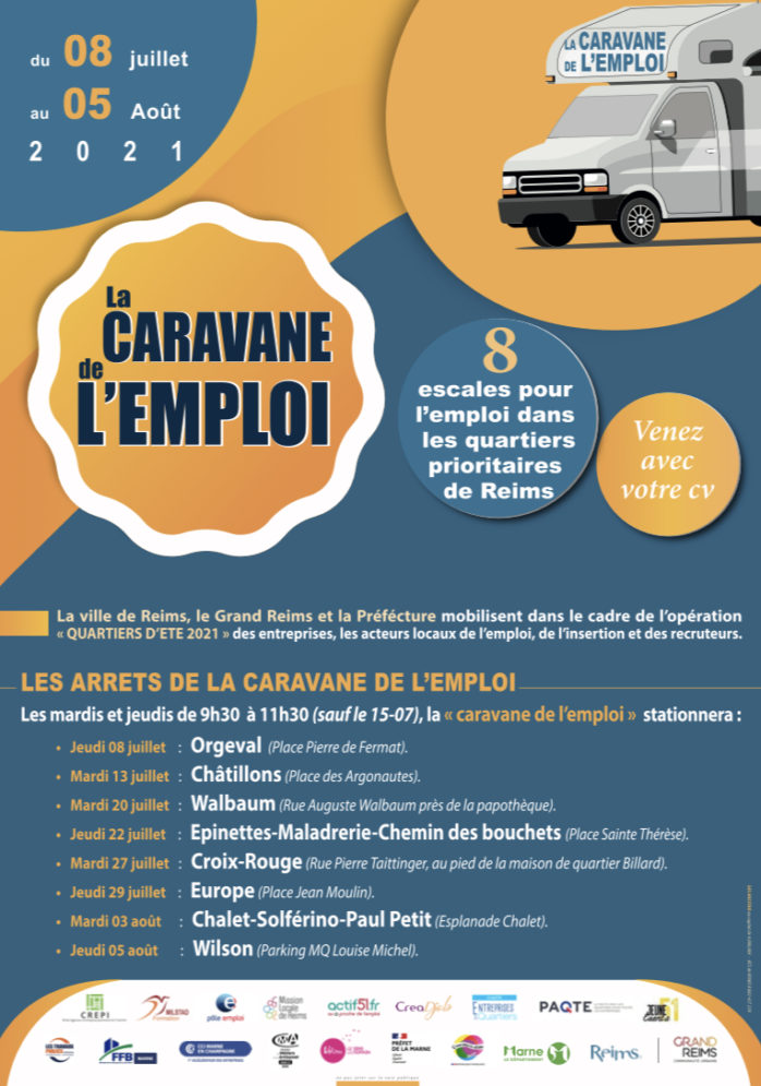 La caravane de l’emploi.