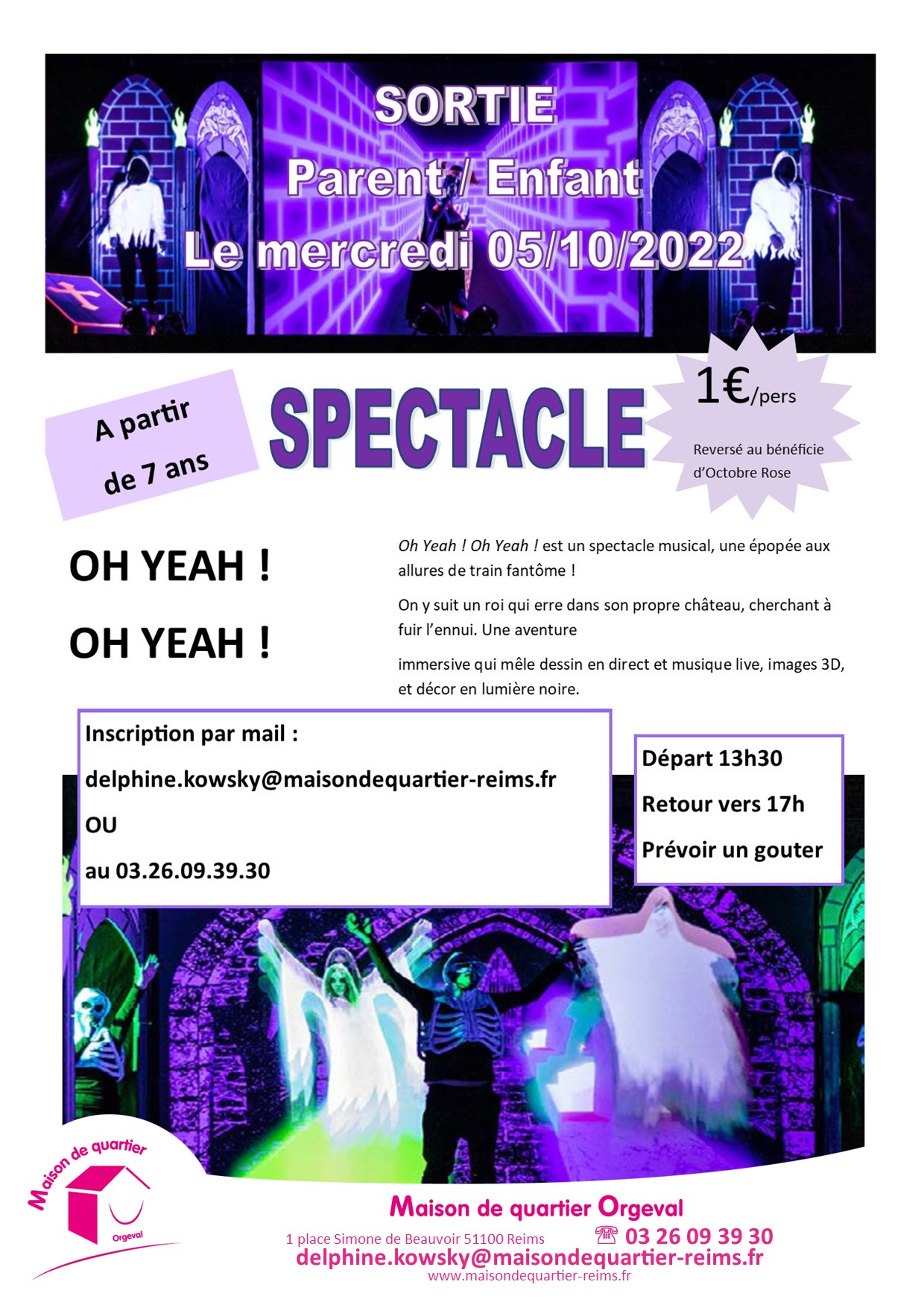 LA MDQ ORGEVAL PROPOSE UN SPECTACLE OH YEAH!