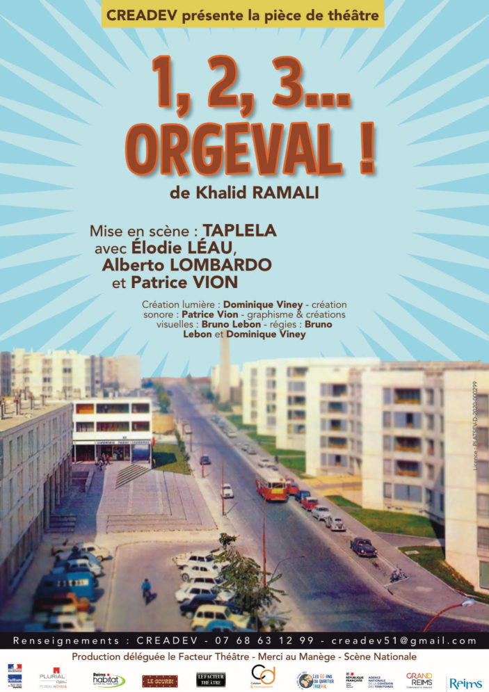 Affiche futur spectacle à Orgeval