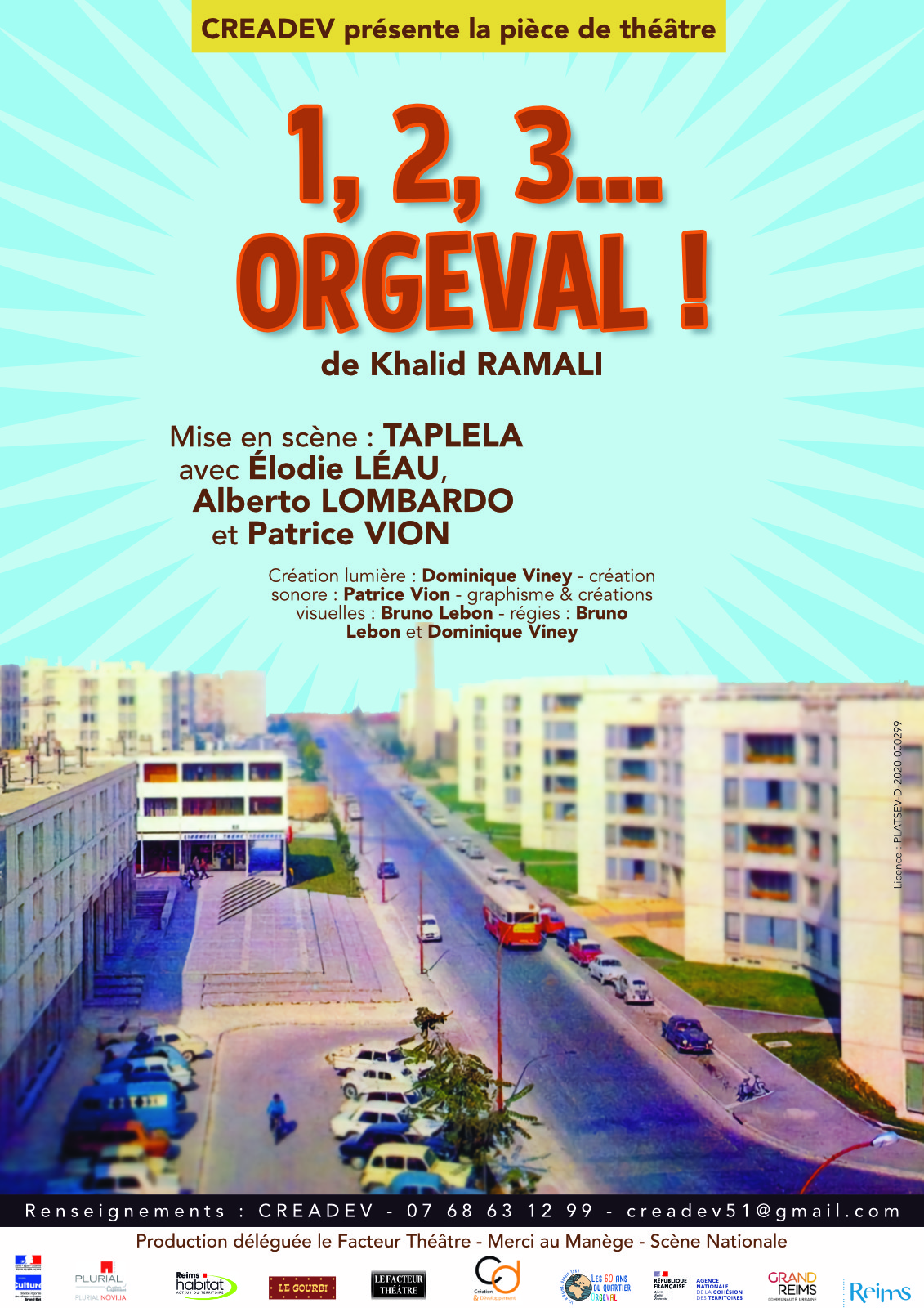 1 2 3 ORGEVAL RESERVEZ VOTRE PLACE