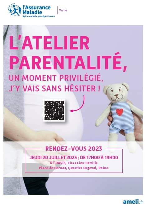 RDV A L’OASIS PLACE DE FERMAT POUR UN ATELIER AUTOUR DE LA PARENTALITE