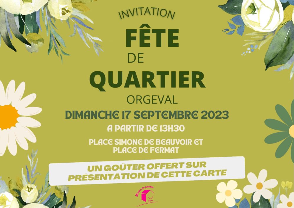 fête de quartier Orgeval 